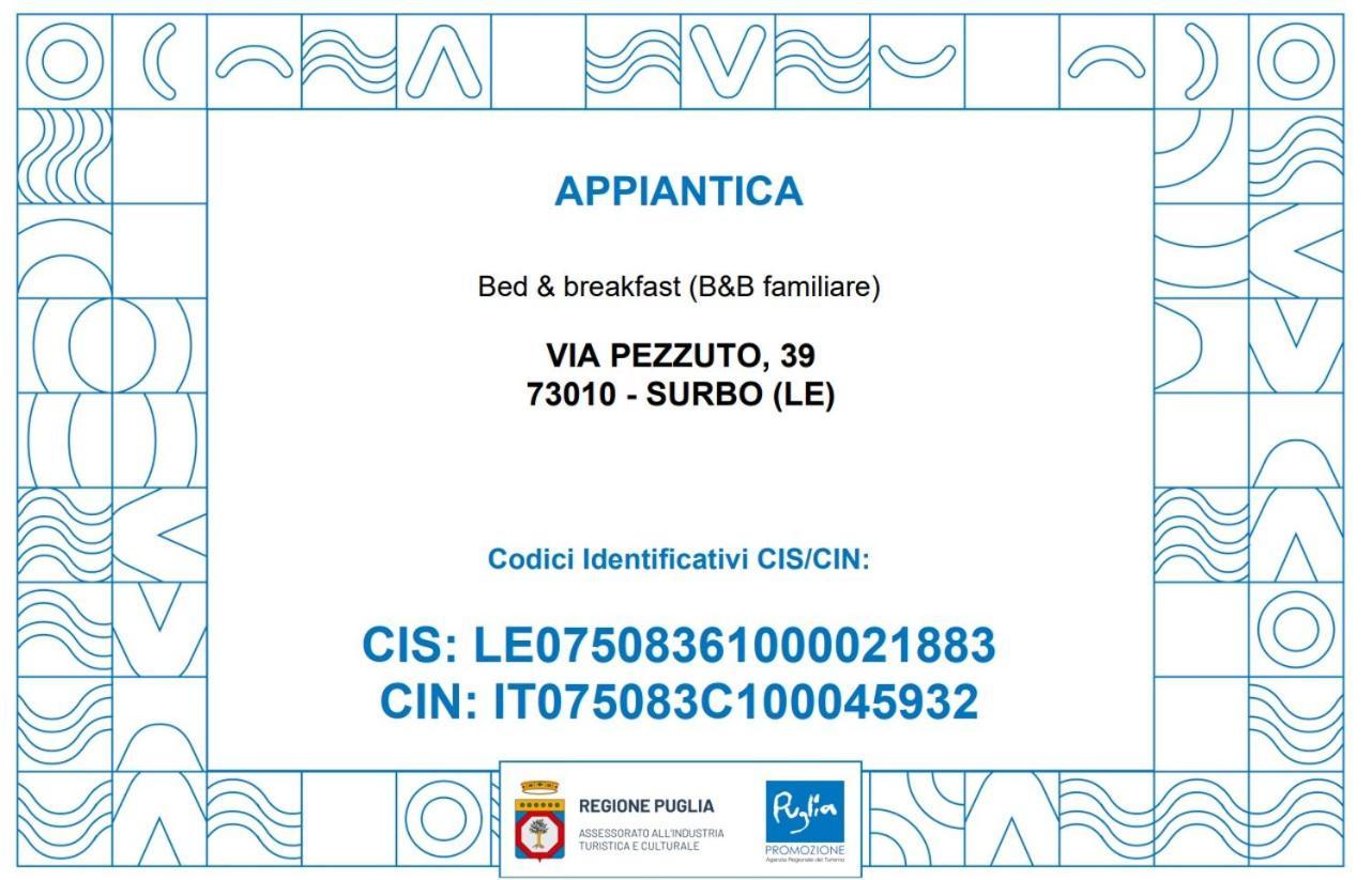 B&B Appia Antica Surbo Extérieur photo